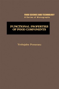 صورة الغلاف: Functional Properties of Food Components 1st edition 9780125612807