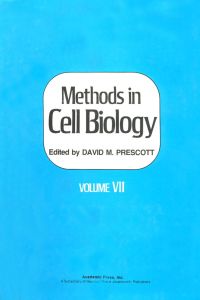 صورة الغلاف: METHODS IN CELL BIOLOGY,VOLUME  7 9780125641074