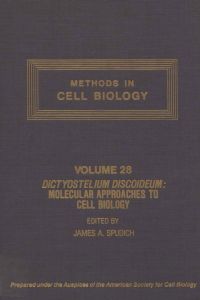 صورة الغلاف: METHODS IN CELL BIOLOGY,VOLUME 28: DICTYOSTELIUM DISCOIDEUM: MOLECULAR APPROACHES TO CELL BIOLOGY: DICTYOSTELIUM DISCOIDEUM: MOLECULAR APPROACHES TO CELL BIOLOGY 9780125641289