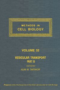 Imagen de portada: METHODS IN CELL BIOLOGY,VOLUME 32: VESICULAR TRANSPORT, PART B: VESICULAR TRANSPORT, PART B 9780125641326