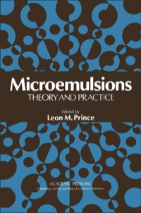 صورة الغلاف: Microemulsions Theory and Practice 9780125657501