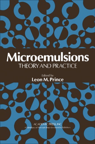 Imagen de portada: Microemulsions Theory and Practice 9780125657501