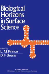 Imagen de portada: Biological Horizons in Surface Science 1st edition 9780125658508