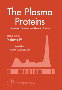 Titelbild: The Plasma Proteins V4: Structure, Function, and Genetic Control 2nd edition 9780125684040