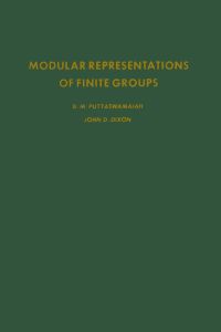 表紙画像: Modular representations of finite groups 9780125686501