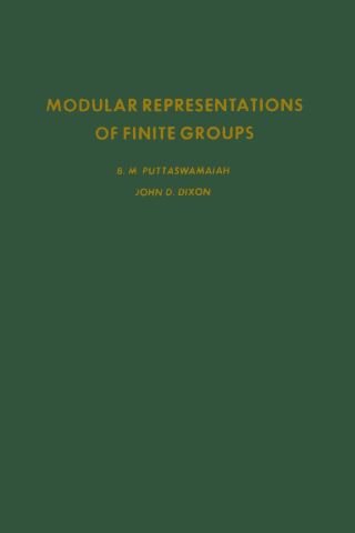Imagen de portada: Modular representations of finite groups 9780125686501