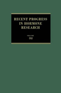 Imagen de portada: Recent Progress in Hormone Research: Proceedings of the 1975 Laurentian Hormone Conference 9780125711326