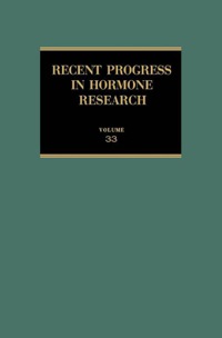 صورة الغلاف: Recent Progress in Hormone Research: Proceedings of the 1976 Laurentian Hormone Conference 9780125711333