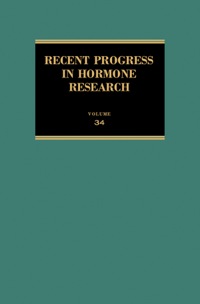 表紙画像: Recent Progress in Hormone Research: Proceedings of the 1977 Laurentian Hormone Conference 9780125711340