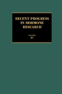 Imagen de portada: Recent Progress in Hormone Research: Proceedings of the 1984 Laurentian Hormone Conference 9780125711418