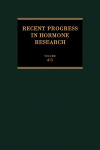 表紙画像: Recent Progress in Hormone Research: Proceedings of the 1986 Laurentian Hormone Conference 9780125711432