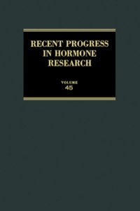 صورة الغلاف: Recent Progress in Hormone Research: Proceedings of the 1988 Laurentian Hormone Conference 9780125711456