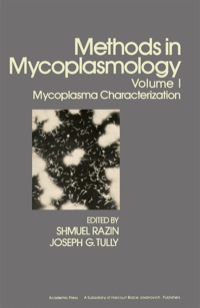 Titelbild: Methods in Mycoplasmology V1: Mycoplasma Characterization 1st edition 9780125838016