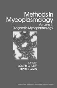 Cover image: Methods in Mycoplasmology V2: Diagnostic Mycoplasmology 1st edition 9780125838023