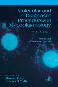 Cover image: Molecular and Diagnostic Procedures in Mycoplasmology: Molecular Characterization 9780125838054