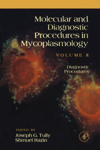 Cover image: Molecular and Diagnostic Procedures in Mycoplasmology: Diagnostic Procedures 2nd edition 9780125838061
