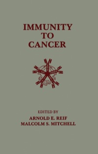 Imagen de portada: Immunity to Cancer 1st edition 9780125862707