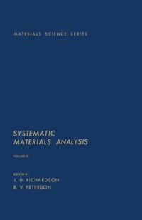 Cover image: Systematic Materials Analysis 9780125878043