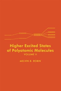 Imagen de portada: Higher Excited States of Polyatomic Molecules V2 1st edition 9780125899024