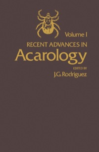 صورة الغلاف: Recent Advances in Acarology 1st edition 9780125922012