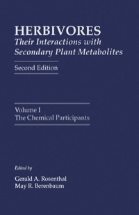 Imagen de portada: Herbivores: Their Interactions with Secondary Plant Metabolites: The Chemical Participants 2nd edition 9780125971836