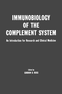 Titelbild: Immunobiology of the Complement System: An Introduction for Research and Clinical Medicine 9780125976404