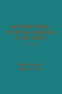 Titelbild: Interpretation of Metallographic Structures 2nd edition 9780125982603