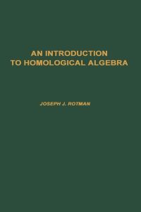 Cover image: Introduction to Homological Algebra, 85 9780125992503