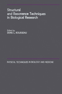 Imagen de portada: Structural and Resonance Techniques in Biological Research 1st edition 9780125993203