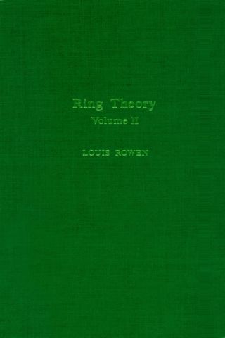 Cover image: Ring theory V2 9780125998420