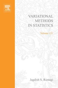表紙画像: Variational methods in statistics 9780126045604