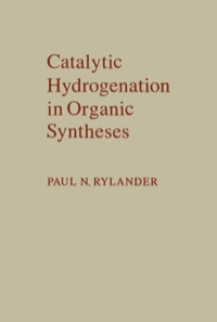 Imagen de portada: Catalytic Hydrogenation in Organic Syntheses 1st edition 9780126053555