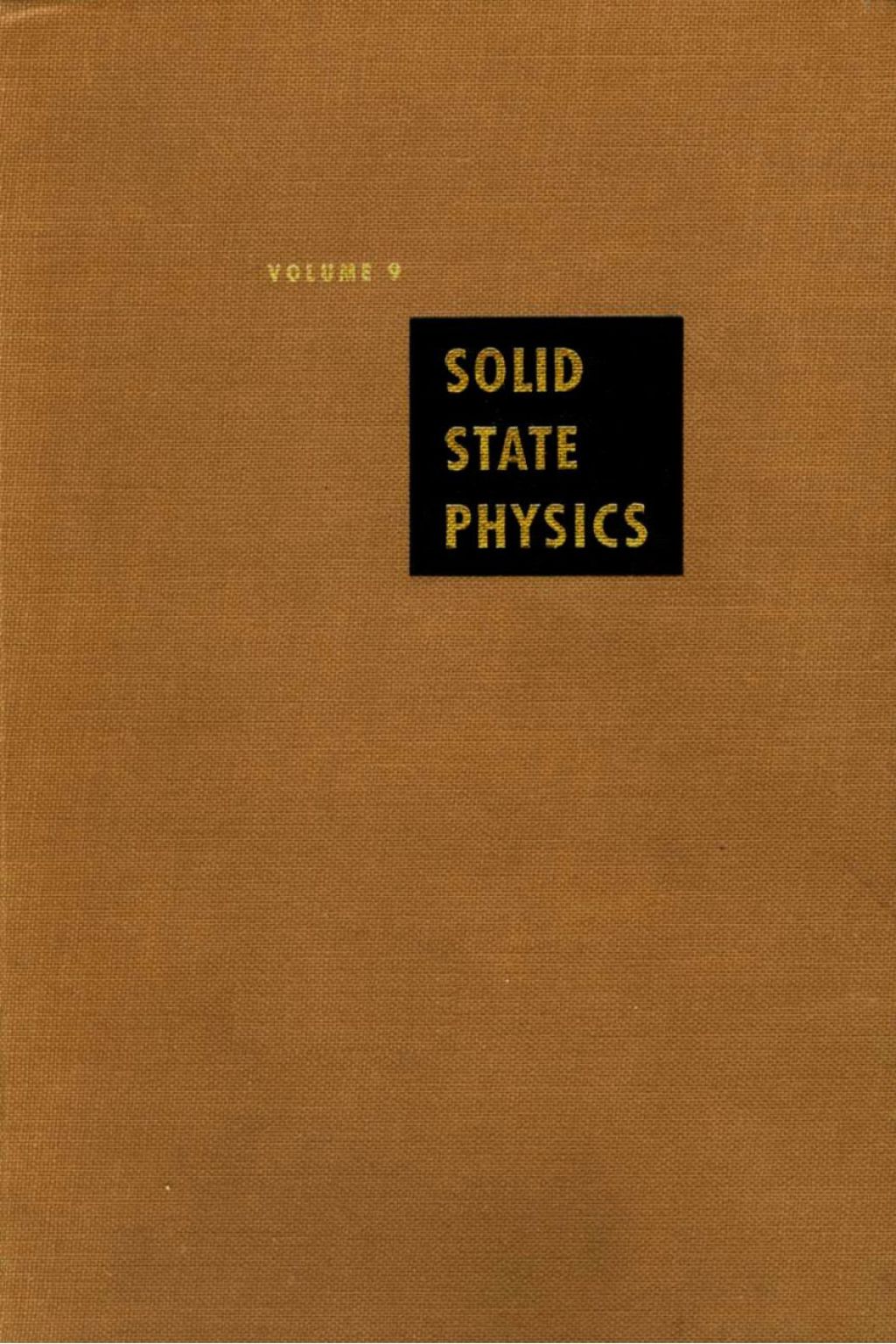 Solid State Physics V9 (eBook)