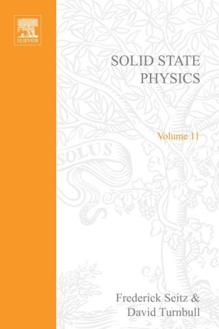 صورة الغلاف: Solid State Physics V11 9780126077117