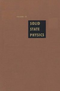 Imagen de portada: Solid State Physics V13 9780126077131