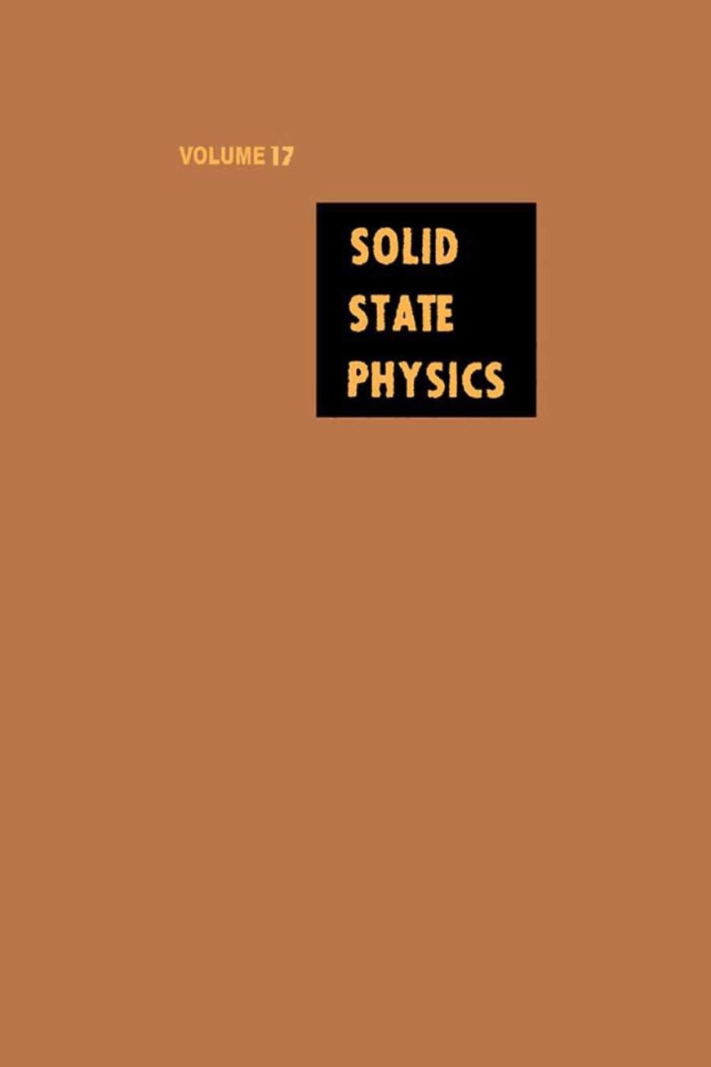 Solid State Physics V17 (eBook)
