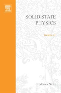 Cover image: Solid State Physics V21 9780126077216