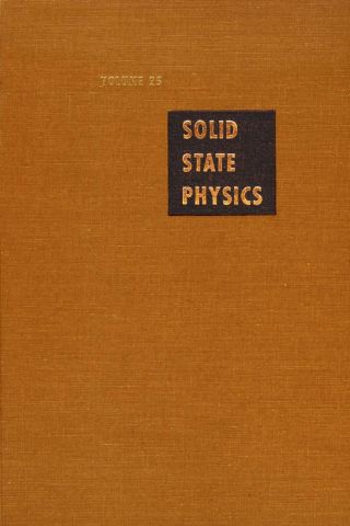 Cover image: Solid State Physics V25 9780126077254