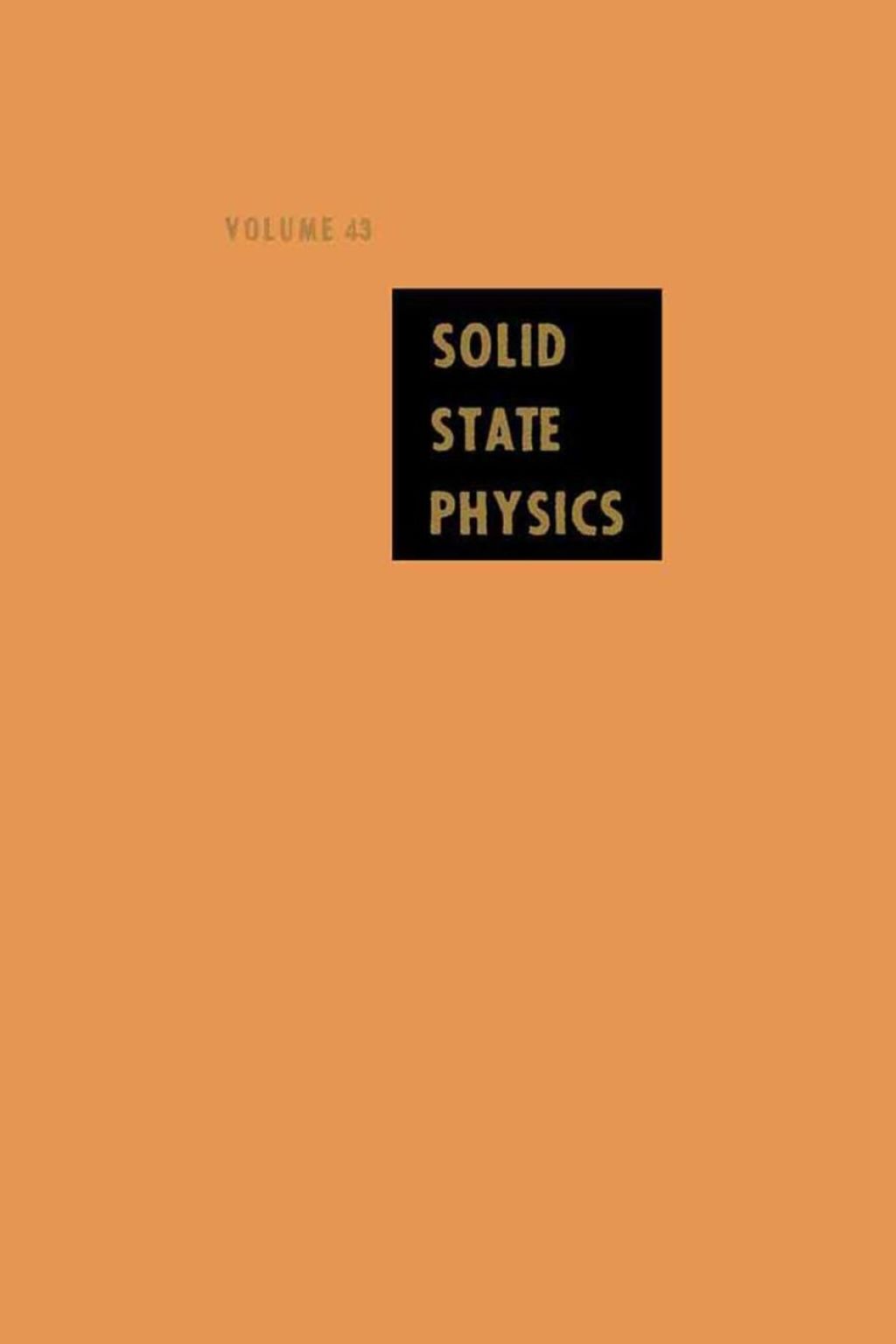 Solid State Physics V43 (eBook)