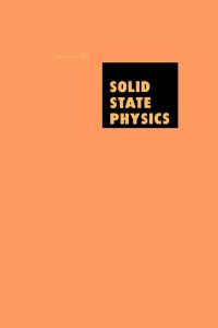 Cover image: Solid State Physics V45 9780126077452