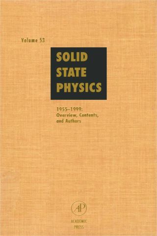 Titelbild: 1955-1999: Overview, Contents, and Authors: Overview, Contents, and Authors 9780126077520