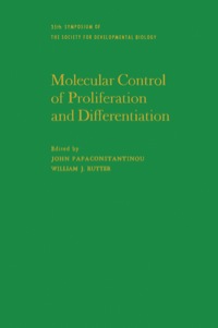 Imagen de portada: Molecular Control of Proliferation and Differentiation 9780126129816