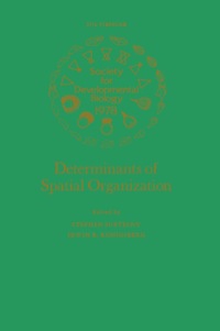 Imagen de portada: Determinants of Spatial Organization 9780126129830