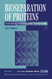 Omslagafbeelding: Bioseparations of Proteins: Unfolding/Folding and Validations 9780126140408