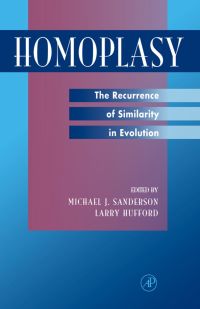 Imagen de portada: Homoplasy: The Recurrence of Similarity in Evolution 9780126180305