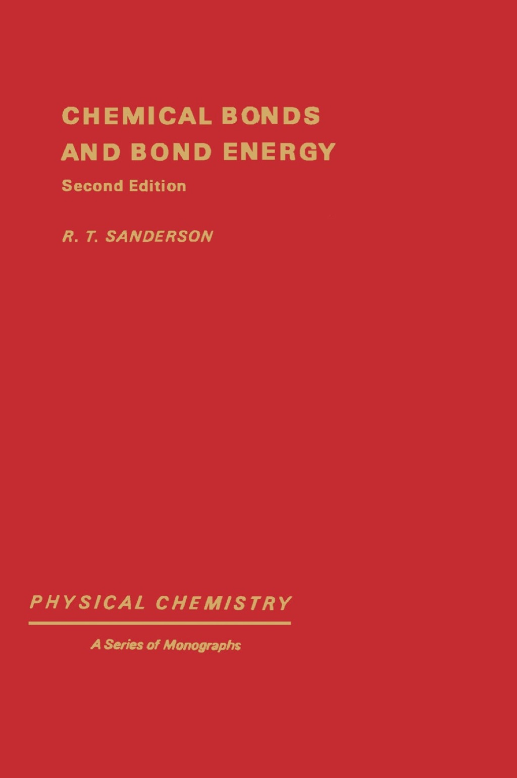 Chemical Bonds and Bonds Energy 2nd Edition
