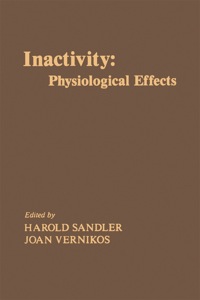 Cover image: Inactivity: Physiological Effects 1st edition 9780126185102