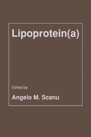 Cover image: Lipoprotein (a) 9780126209907