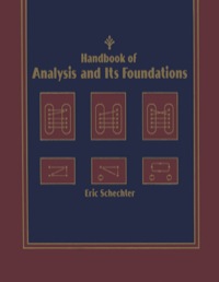 صورة الغلاف: Handbook of Analysis and Its Foundations 9780126227604