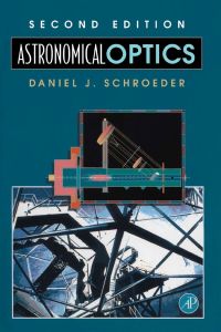 Titelbild: Astronomical Optics 2nd edition 9780126298109